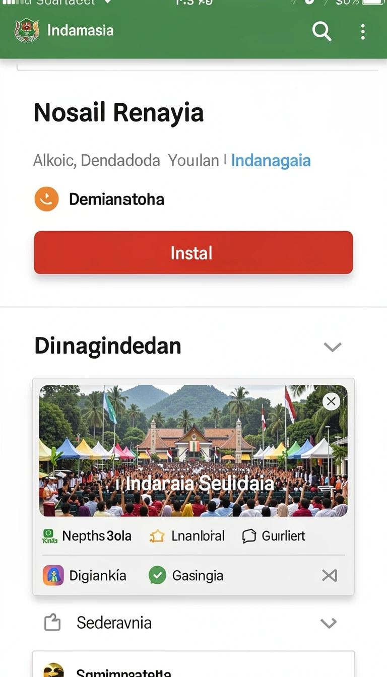 Tampilan Update Aplikasi catoto ke Versi Terbaru